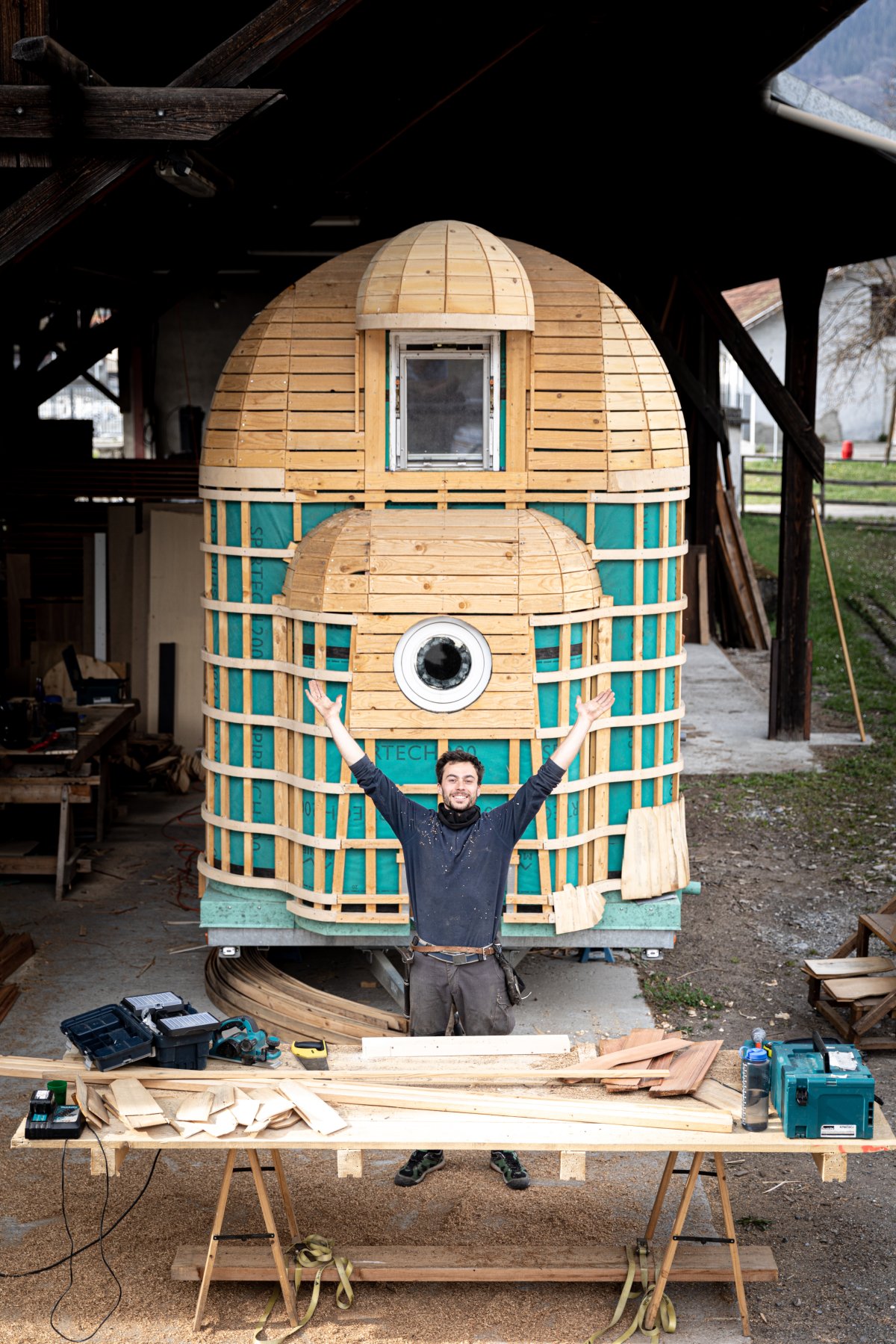 Quentin Colin lauréat concours tiny house Fondation Huttopia Quentin Colin lauréat concours tiny house Fondation Huttopia